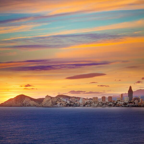 Dónde ver el atardecer más bonito en Benidorm
